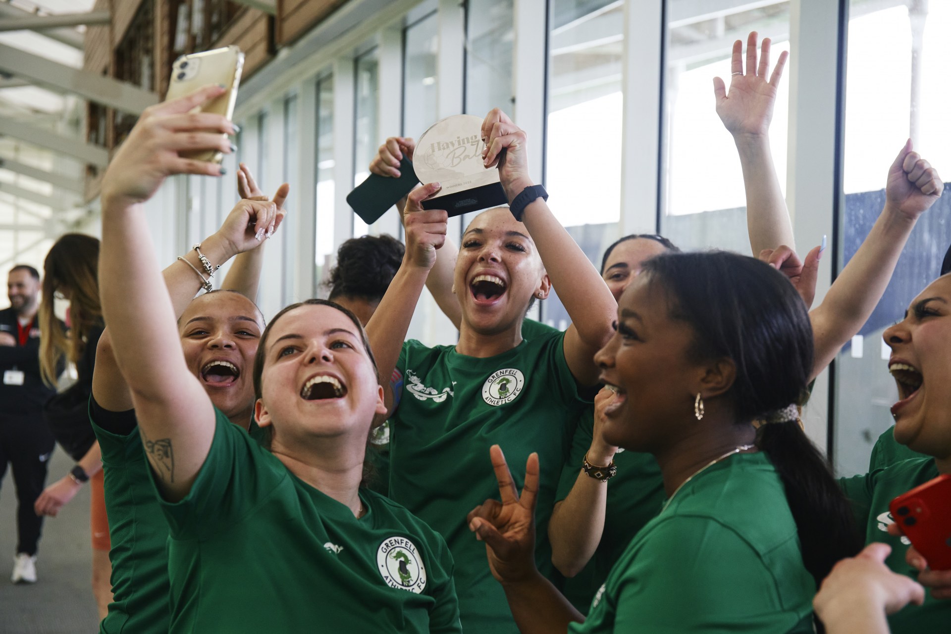 TFG, IRL, Having A Ball, Kitlocker, Grenfell Athletic, Community Football Team